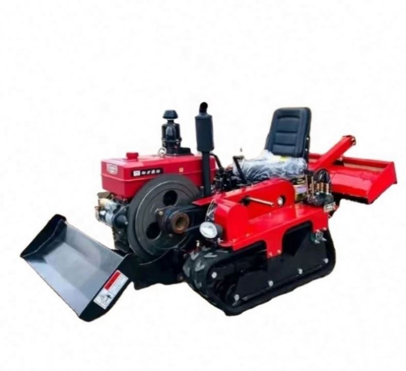 Diesel crawler rotary tiller,  - đánh giá và giá Farming Agriculture Tools