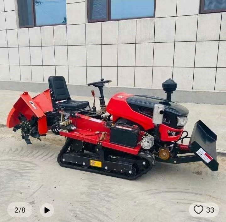 Diesel crawler rotary tiller,  - đánh giá và giá Farming Agriculture Tools