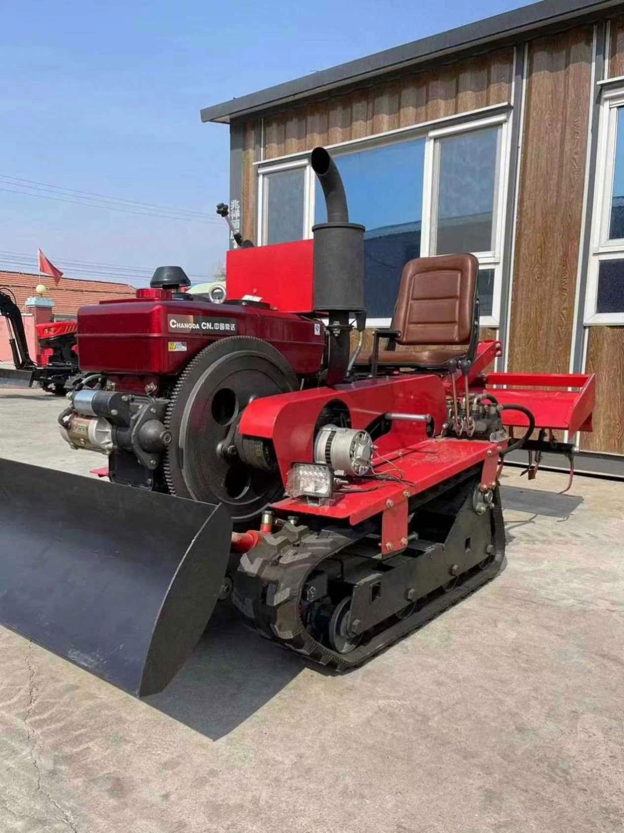 Diesel crawler rotary tiller,  - đánh giá và giá Farming Agriculture Tools