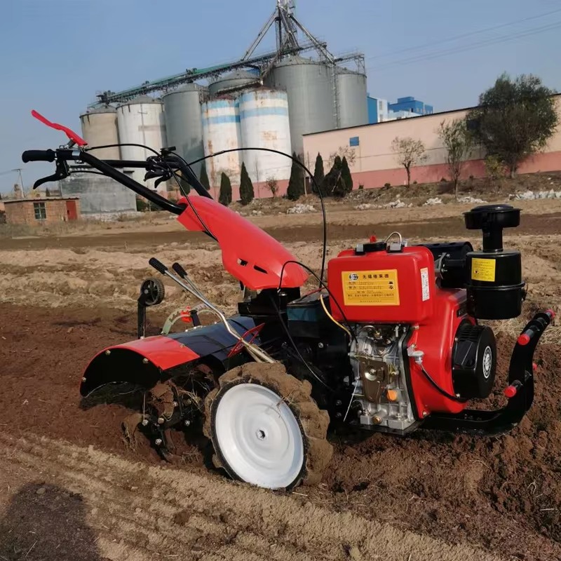 Rotary Tiller Walking Farm Tra - đánh giá và giá Agriculture Gardening Farming