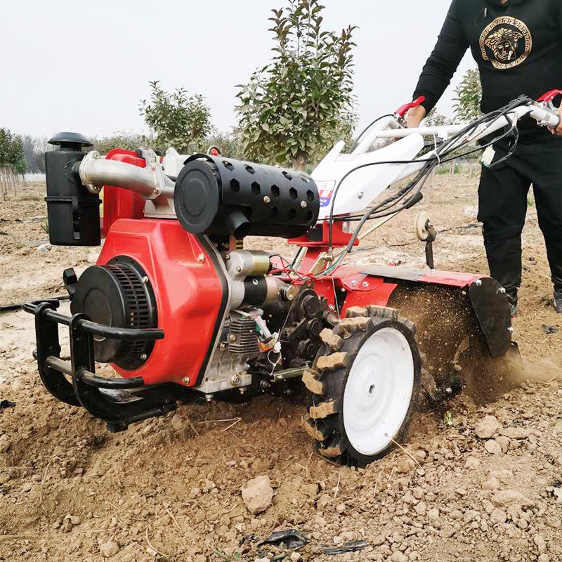 Rotary Tiller Walking Farm Tra - đánh giá và giá Agriculture Gardening Farming