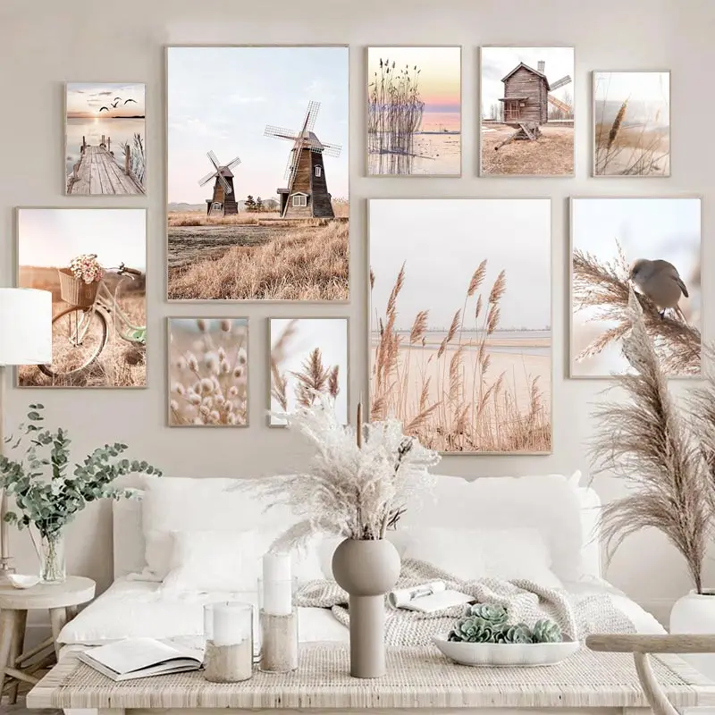 Beige Landscape Wall Art Poste - đánh giá và giá Orchard Sprayer Tractor