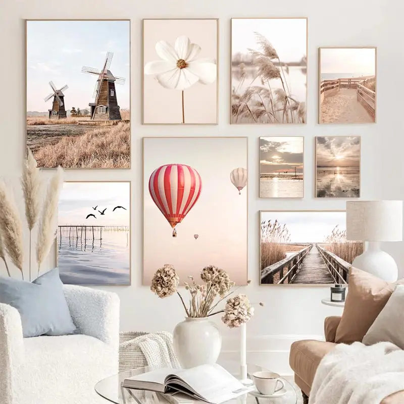 Beige Landscape Wall Art Poste - đánh giá và giá Orchard Sprayer Tractor