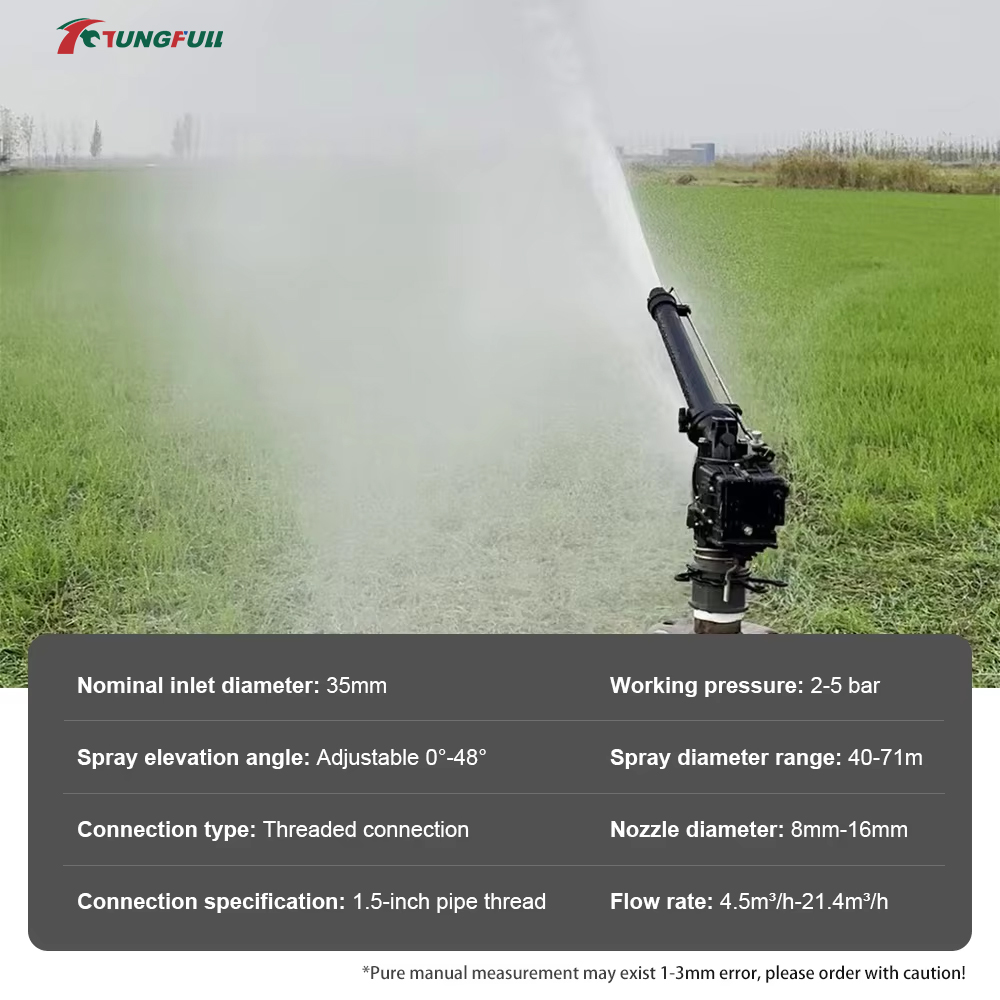 0-48° Automatic Rotating Turbi - đánh giá và giá Agriculture Gardening Farming